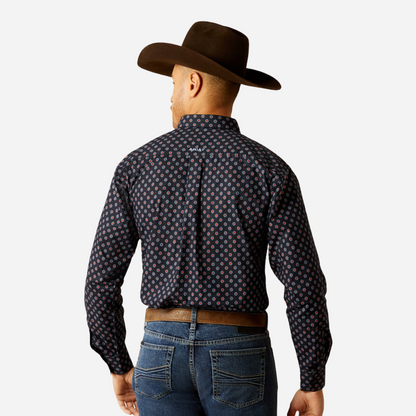 Camisa Caballero Ariat Dark Blue