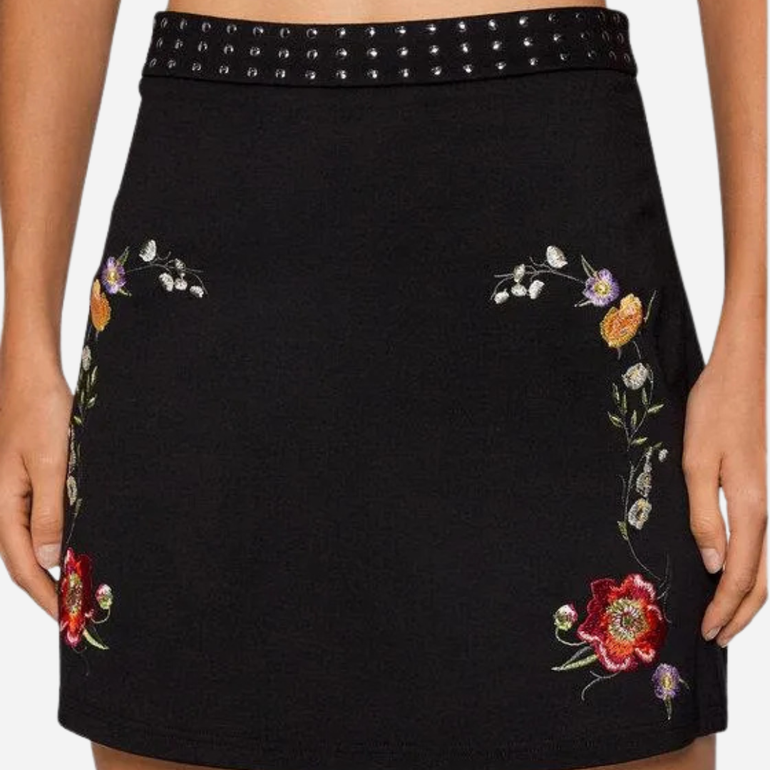 Falda Dama Desigual Negro