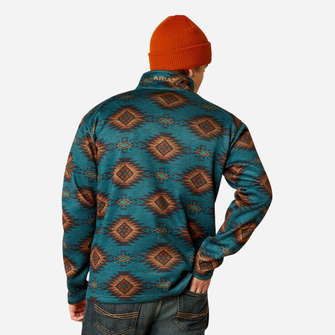 Sudadera Caballero Ariat Blue Coral