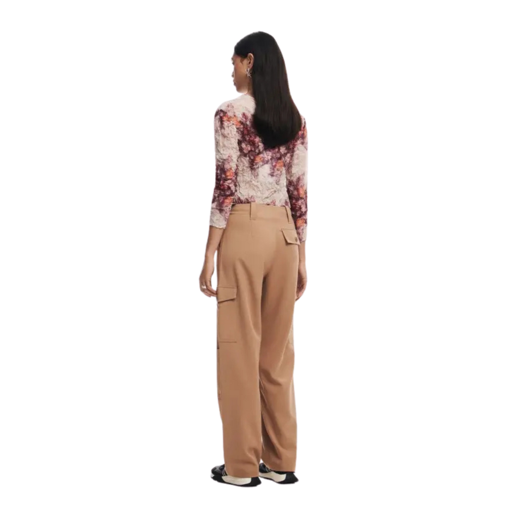 Pantalon Dama Desigual Tostado