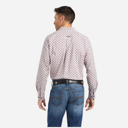 Camisa Caballero Ariat Mauve