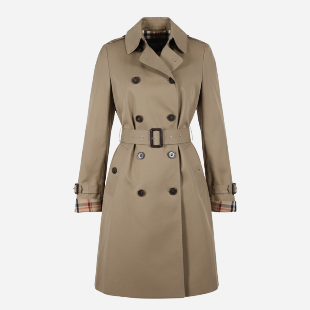 Gabardina de Dama Maison-David Café