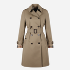 Gabardina de Dama Maison-David Café