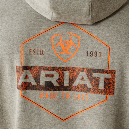 Sudadera Caballero Ariat Grey Heather