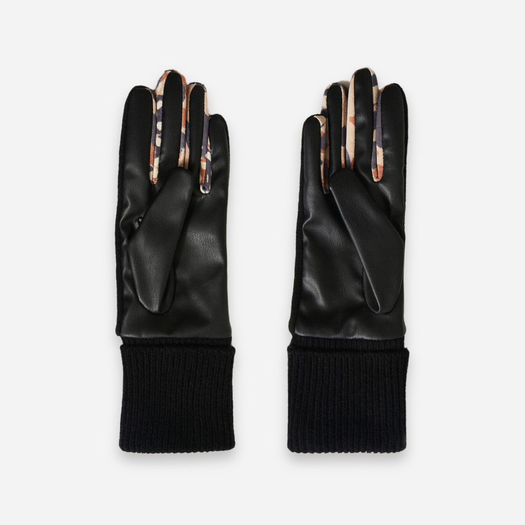 Guante Dama Desigual Negro