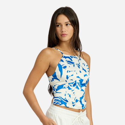 Blusa Dama Emory Park Blue-White