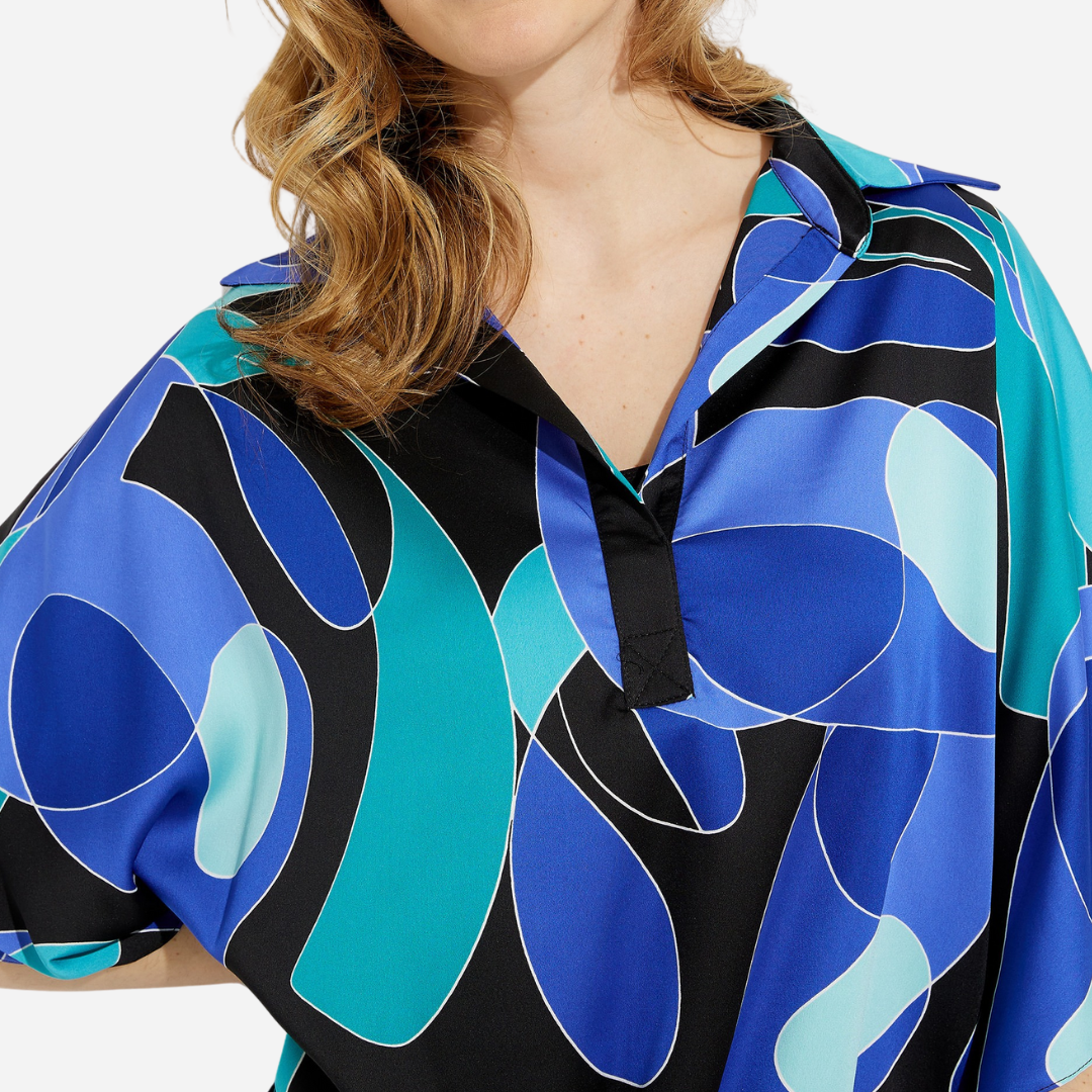 Blusa Dama Joseph Ribkoff Black Multicolor