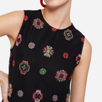 Vestido Dama Desigual Negro