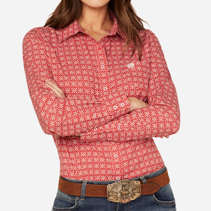 Camisa Dama Cinch Red