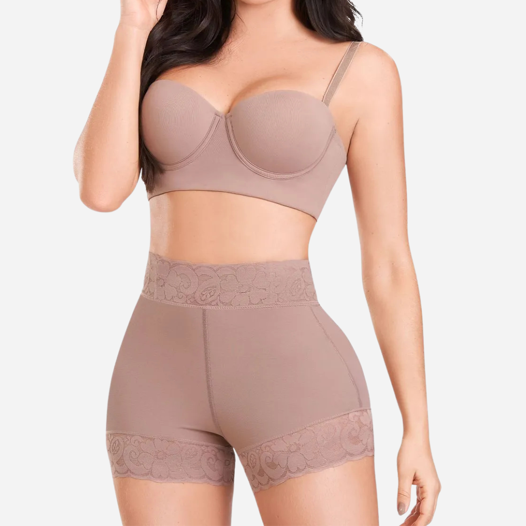 Faja Dama Ann Chery Short Cocoa