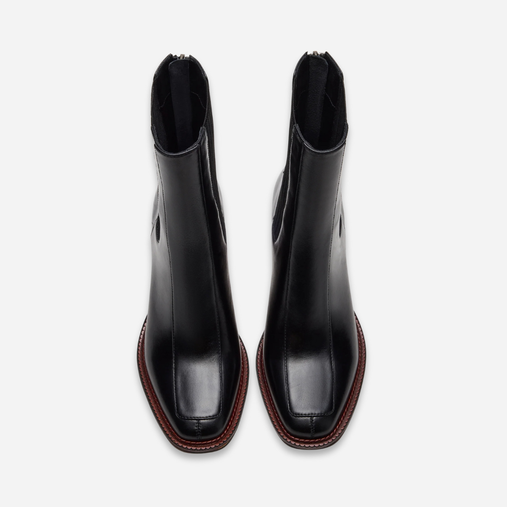 Bota Dama Steve Madden Downtown Black Leat