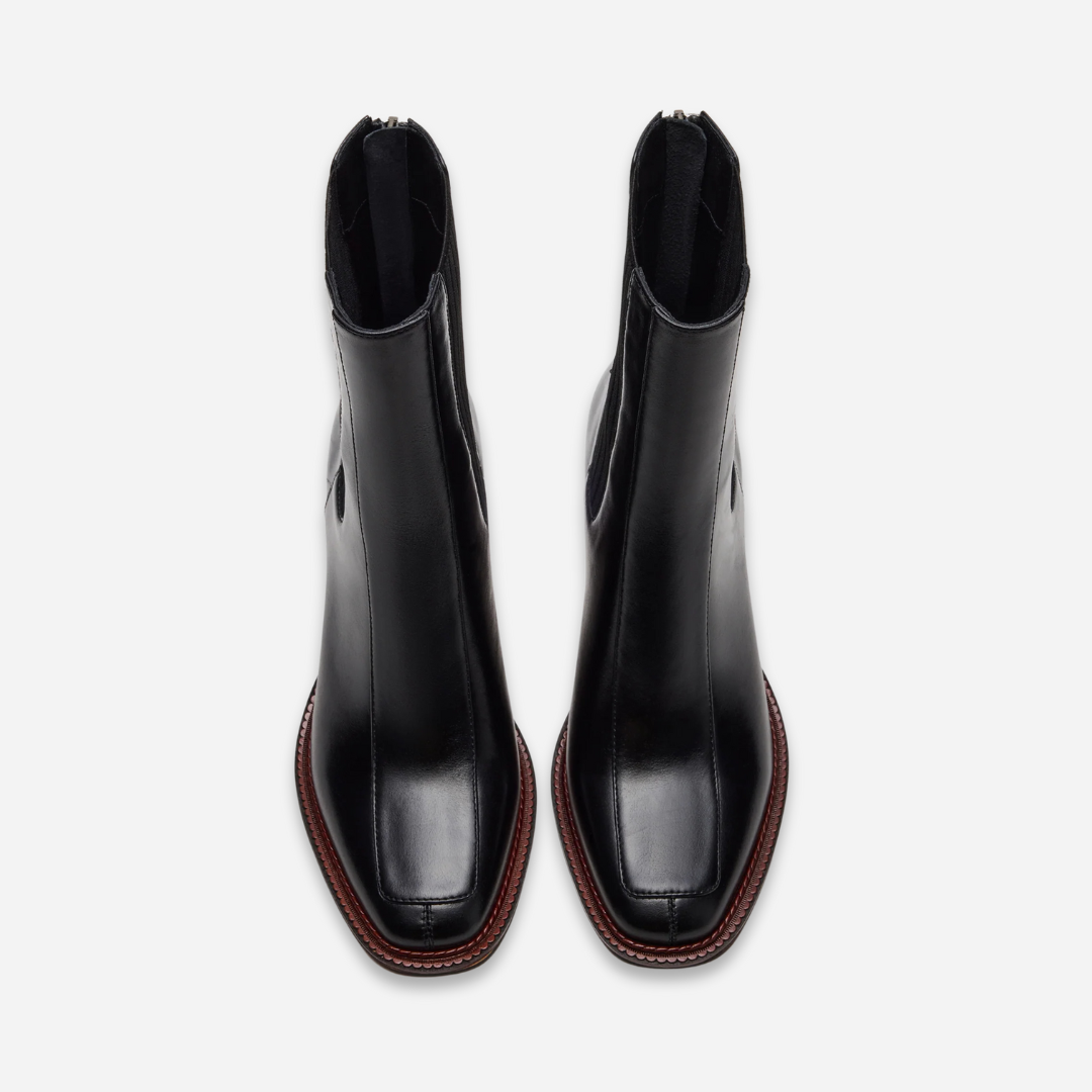 Bota Dama Steve Madden Downtown Black Leat