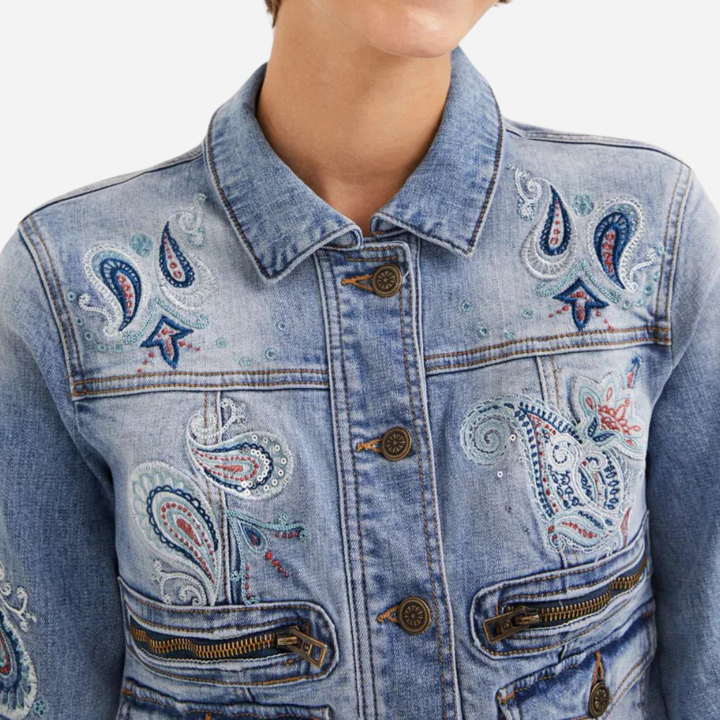 Chamarra Dama Desigual Azul