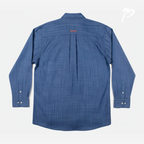 Camisa Caballero Ariat Chambray Blue