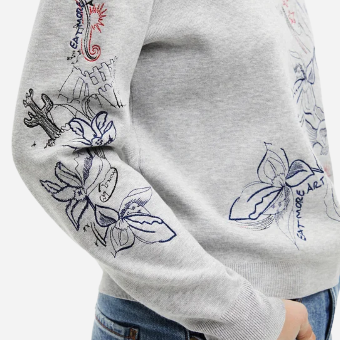 Sudadera Dama Desigual Gray