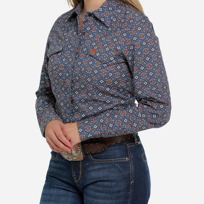 Camisa Dama Cinch Blue