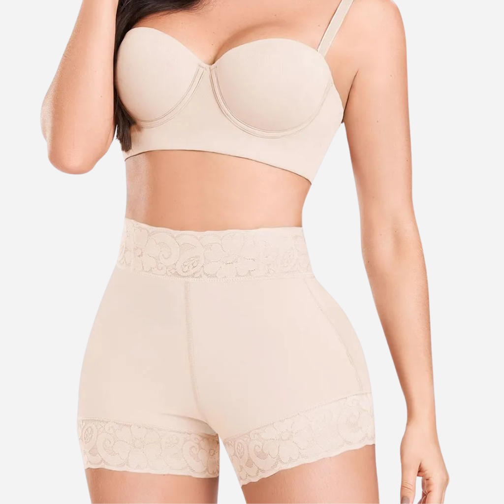 Faja Dama Ann Chery Short Beige