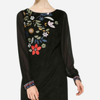 Vestido Dama Desigual Negro