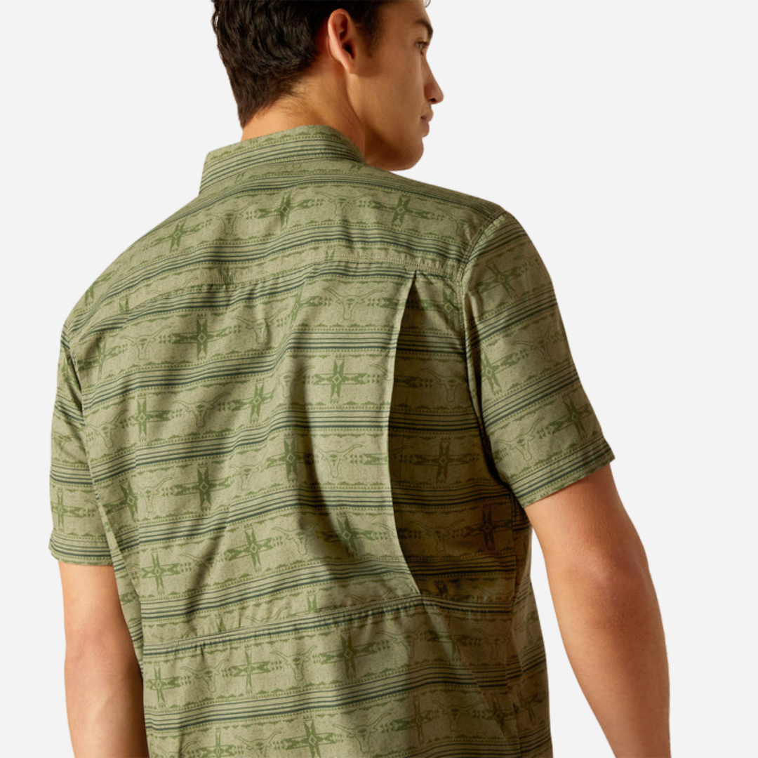 Camisa Caballero Ariat Leaf-Clover