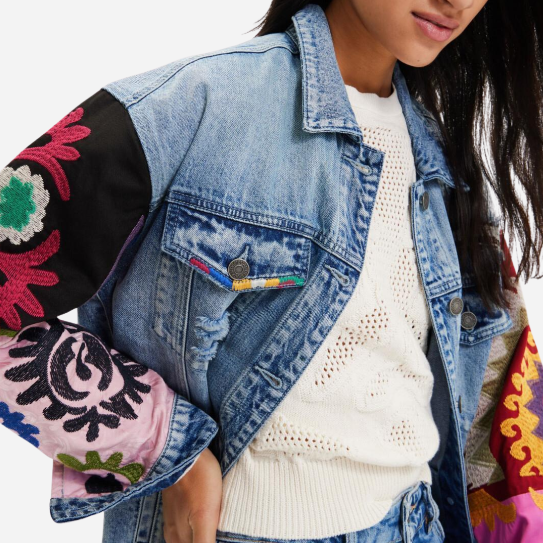 Chamarra Dama Desigual Mezclilla