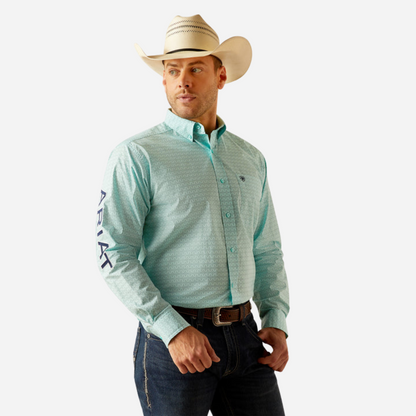 Camisa Caballero Ariat Light-Aqua