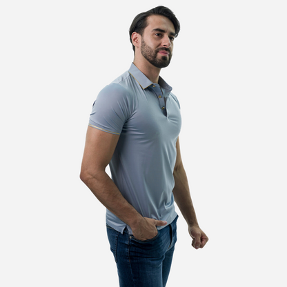 Playera Caballero Barocco Sky-Blue