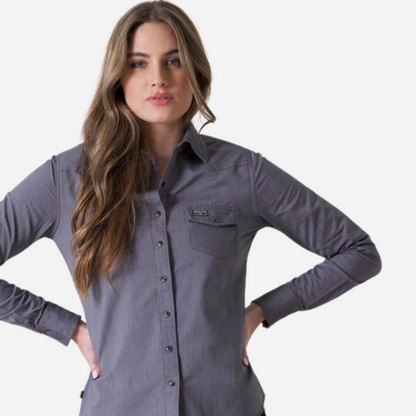 Camisa Dama Kimes Ranch Indigo