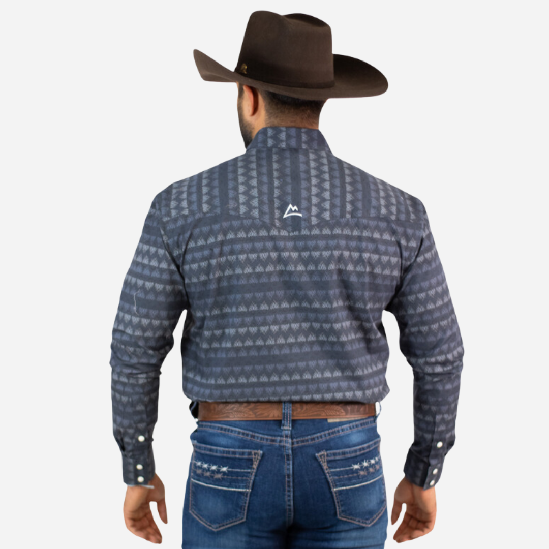 Camisa Caballero Denver Azul