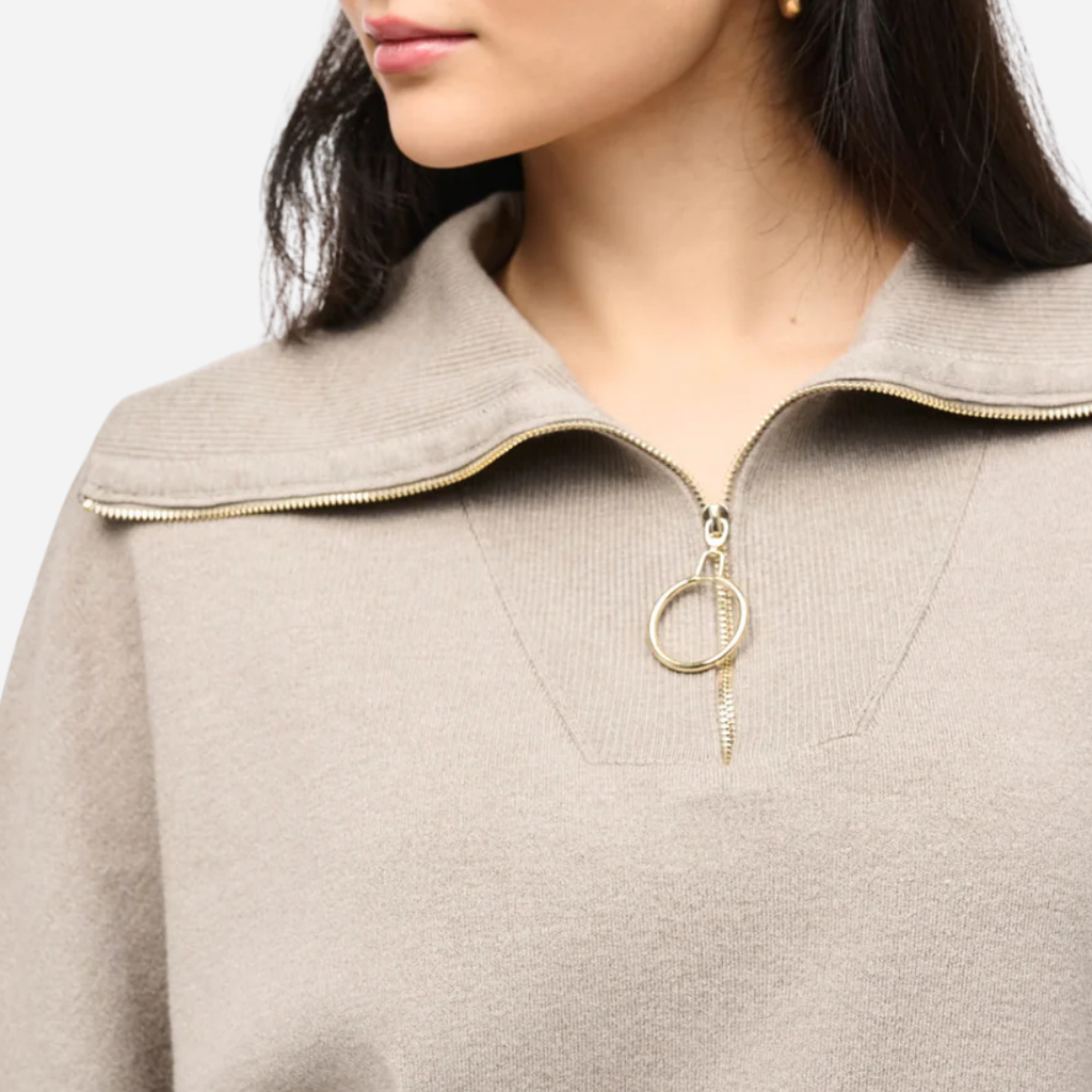 Sueter Dama Joseph Ribkoff Taupe Melange