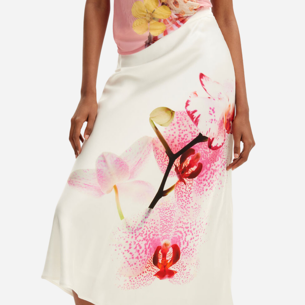 Falda Dama Desigual Orchid