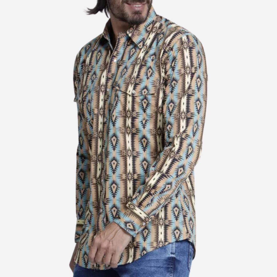 Camisa Caballero Wrangler Checotah