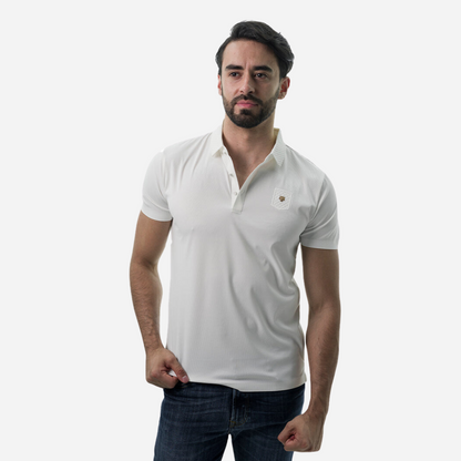 Playera Caballero Barocco White