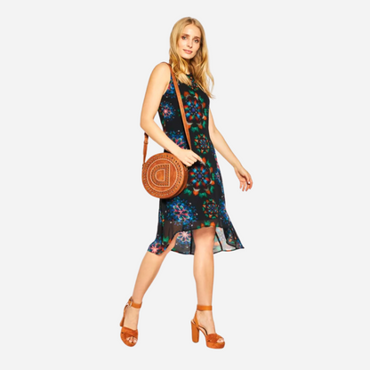 Vestido Dama Desigual Negro