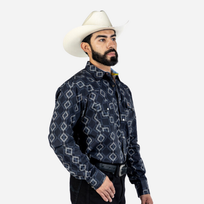 Camisa Caballero Denver Mosaico Rombos