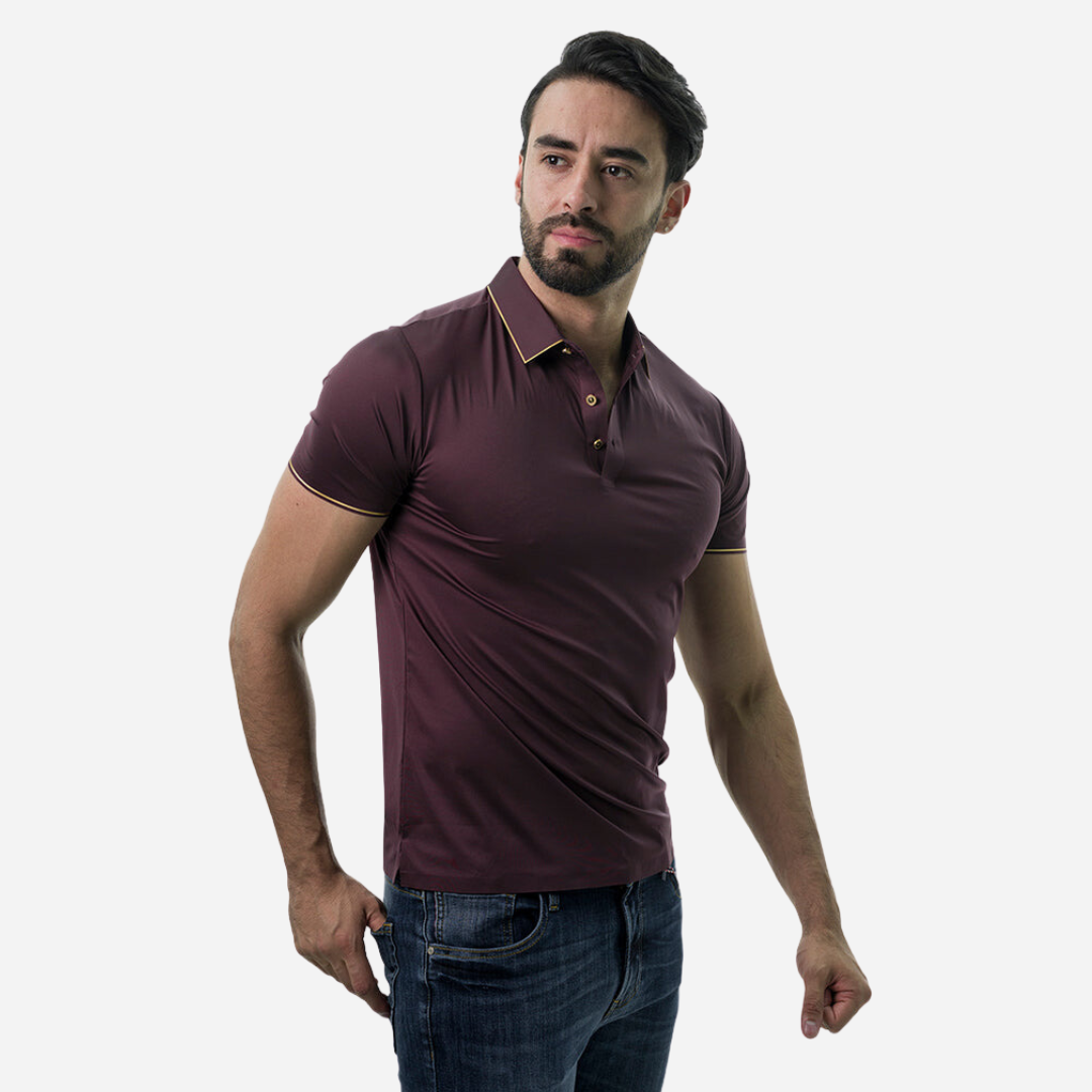 Playera Caballero Barocco Burgundy