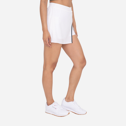 Falda Dama Mono-B White