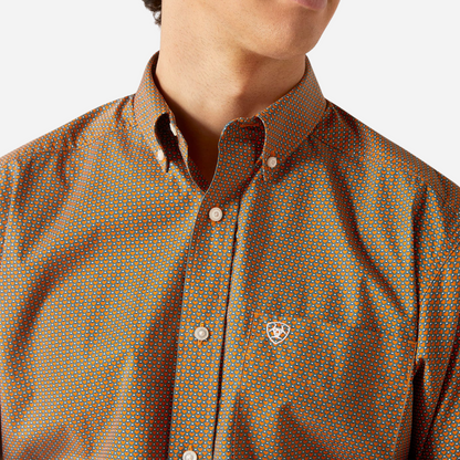 Camisa Caballero Ariat Rush-Blue