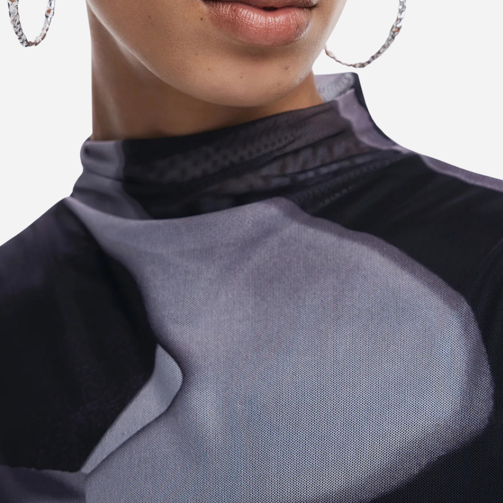 Vestido Dama Desigual Negro