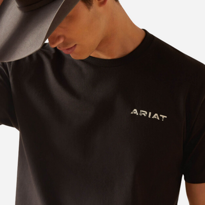 Playera Caballero Ariat Black