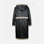 Abrigo de Dama B.Coature Black-Cream