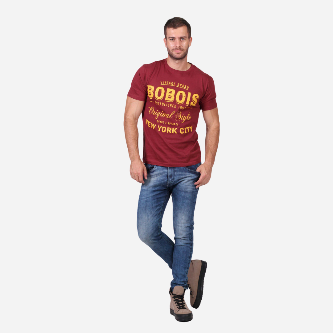 Playera Caballero Bobois Vino