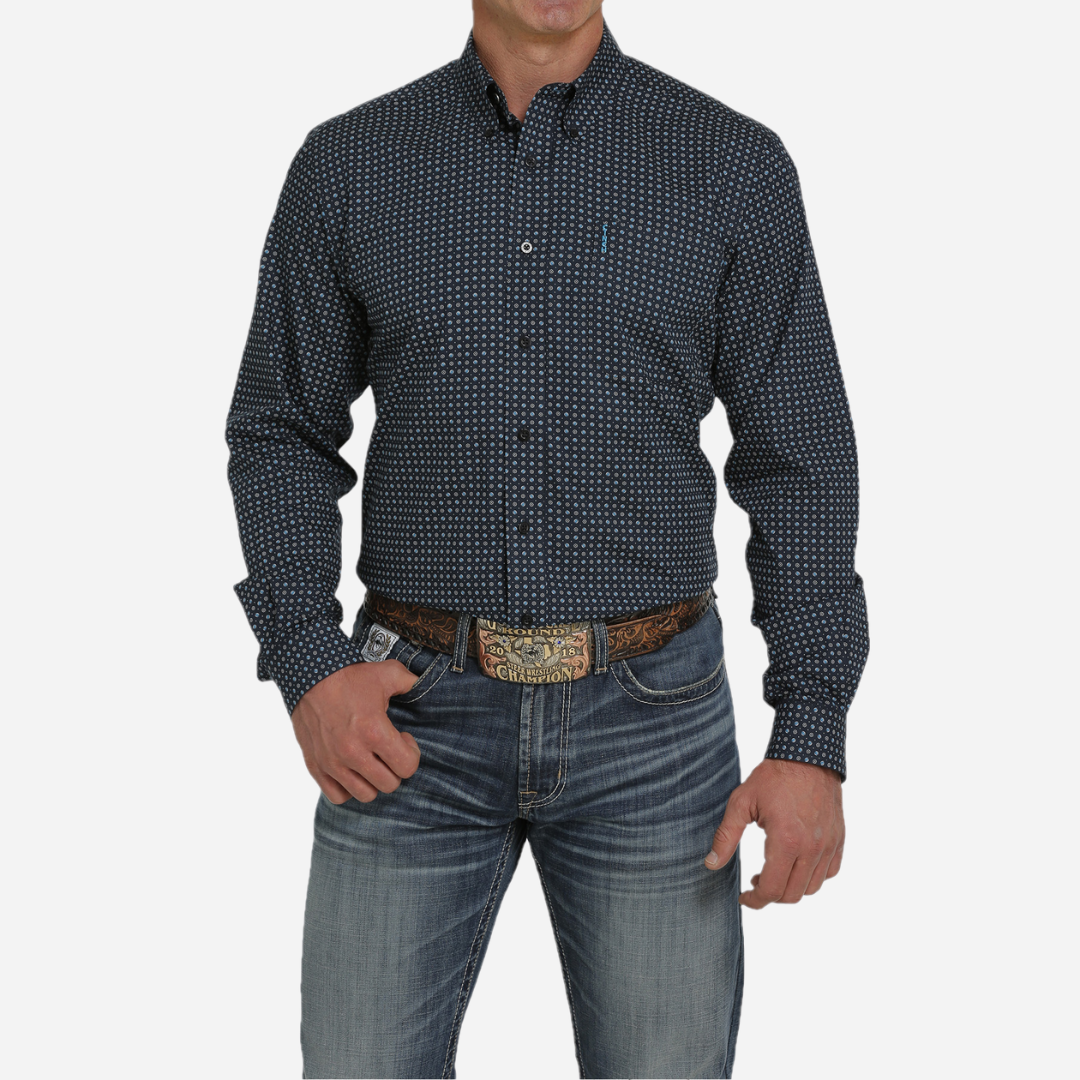 Camisa Caballero Cinch Navy