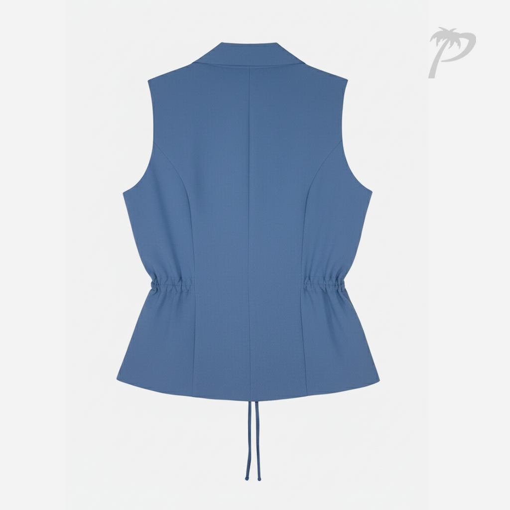 Chaleco Dama Anne Klein Azul