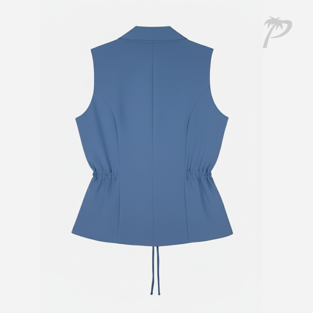 Chaleco Dama Anne Klein Azul