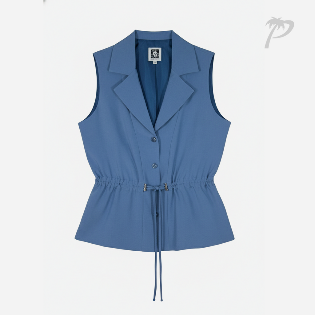 Chaleco Dama Anne Klein Azul