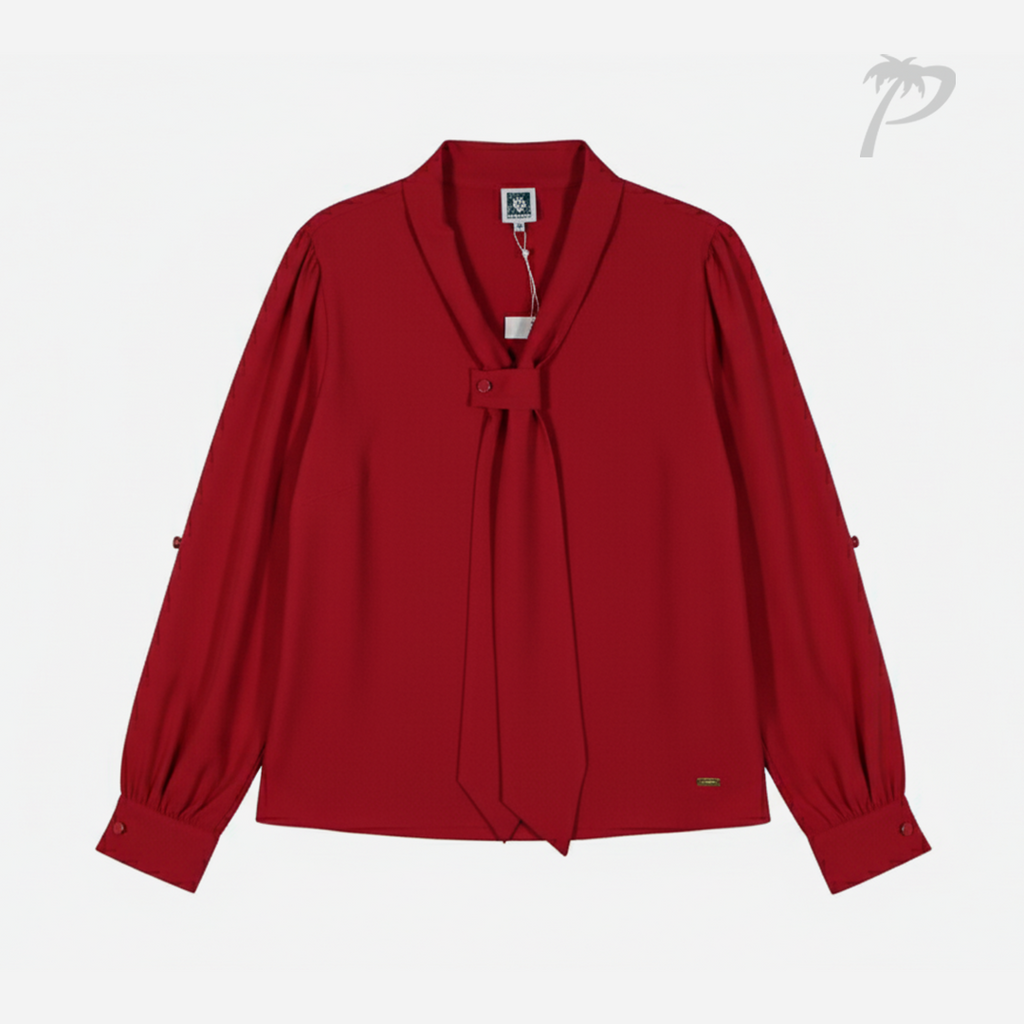Blusa Dama Anne Klein Rojo