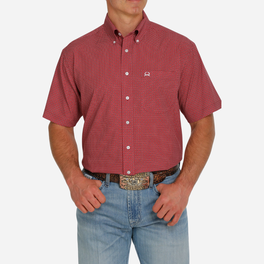 Camisa Caballero Cinch Red