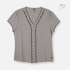 Blusa Dama Anne Klein Beige