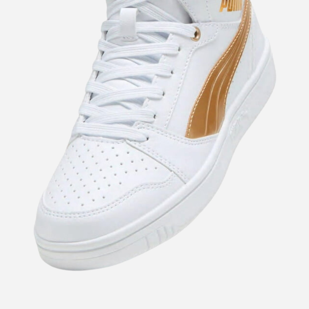 Teni Dama Puma White Gold