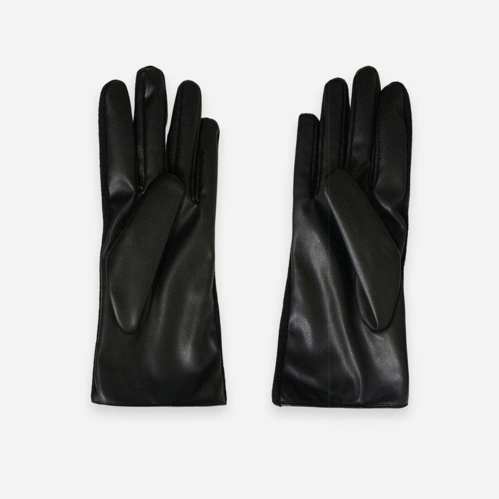 Guante Dama Desigual Negro